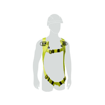 Honeywell Miller H100 Full Body Harness - Single D Ring + Front Loops