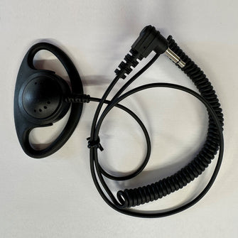 Rubber D Shell Coiled 3.5mm Right Ang TACPTT3