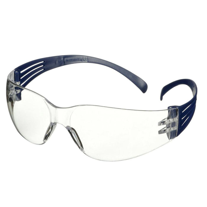3M™ SecureFit™ SF101AFBLUEU Safety Glasses Blue frame, Clear lens